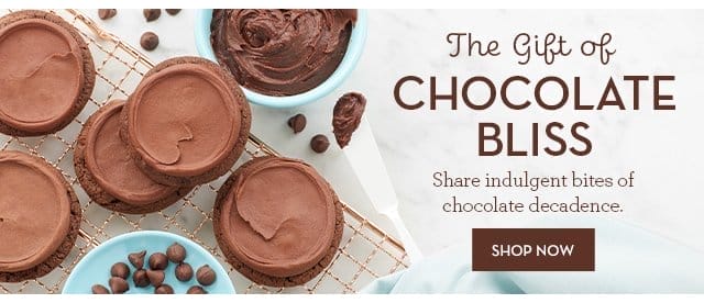 The Gift of Chocolate Bliss - Share indulgent bites of chocolate decadence.