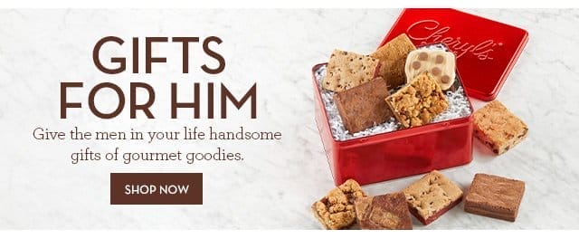 Gifts for Him - Give the men in your life handsome gifts of gourmet goodies.