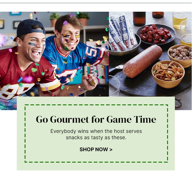 Go Gourmet for Game Time - Everybody wins when the host serves snacks as tasty as these.