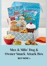 Max & Milo® Dog & Owner Snack Attack Box