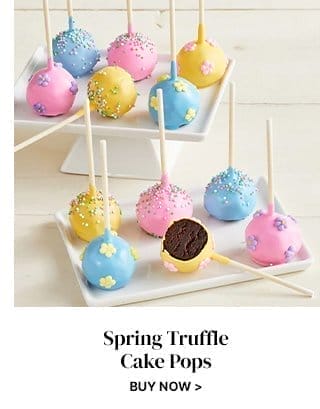 Spring Truffle Cake Pops