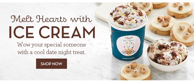 Melt Hearts with Ice Cream - Wow your special someone with a cool date night treat.