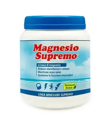 Image of Natural Point Magnesio Supremo Integratore per Stanchezza e Stress 300g