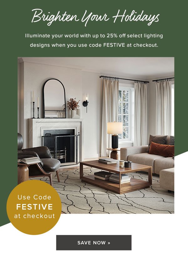 Save 25% on top brands with code FESTIVE
