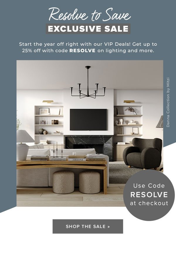 Save up to 25% off with code RESOLVE