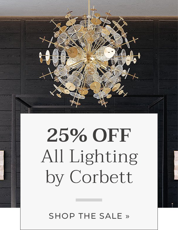 Save big on styles from Corbett Lighting with code FESTIVE