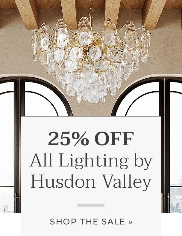Save big on styles from Hudson Valley Lighting with code FESTIVE