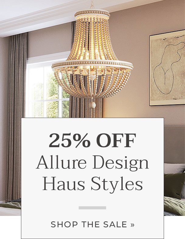 Save big on styles from Allure Design Collection with code FESTIVE