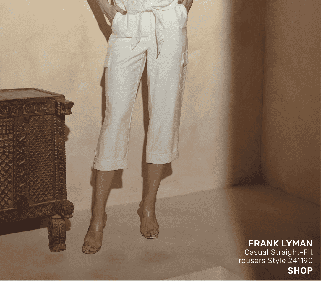 Casual Straight-fit Trousers Style 241190