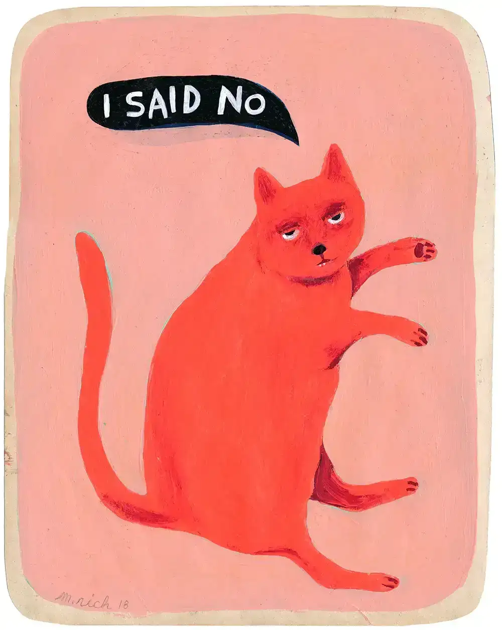 Image of I said no.