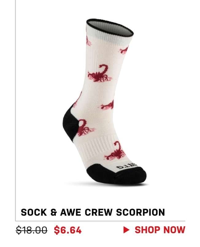 Sock & Awe Crew Scorpion