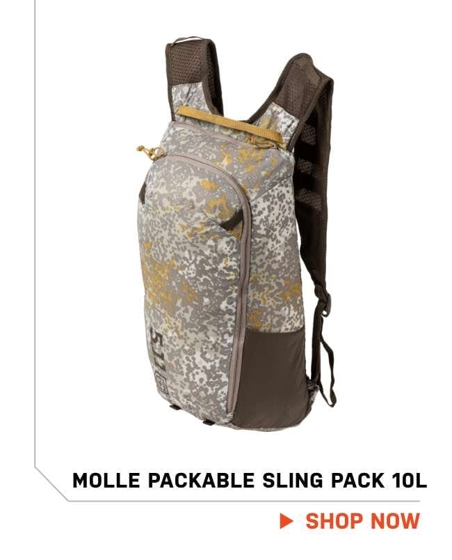 Molle packable sling pack 10L