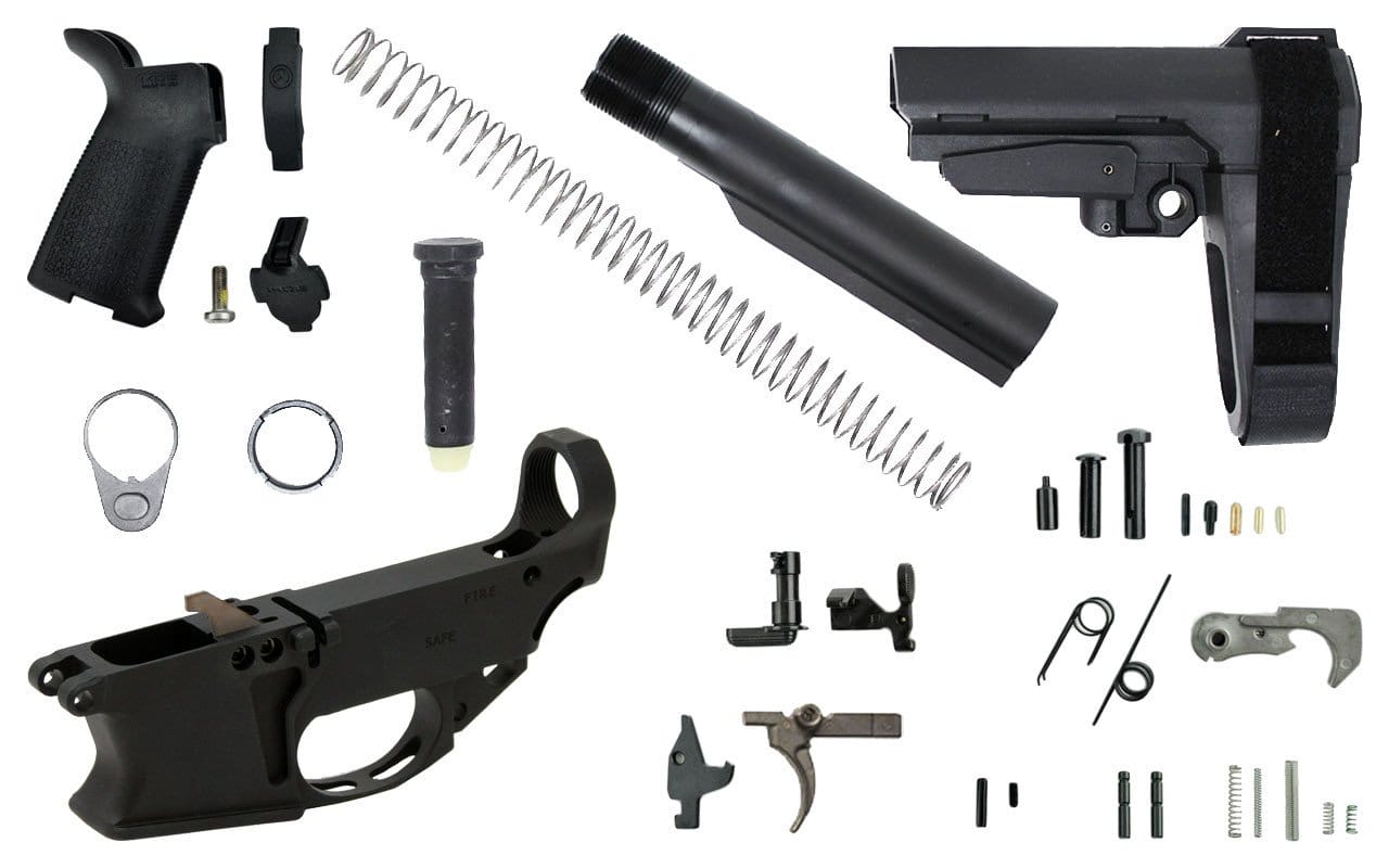 Image of 9mm AR-9 Fire/Safe Marked 80% Lower Assembly