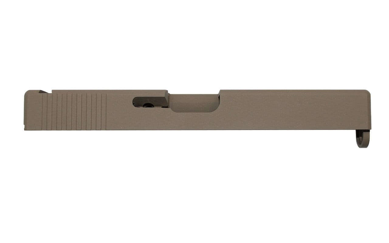 Image of Glock® 17 Compatible Slide w/ Rear Serration - FDE