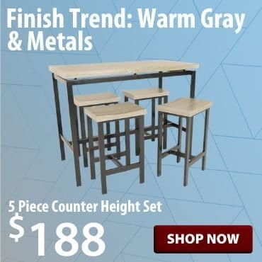 5 piece counter height dining at \\$188