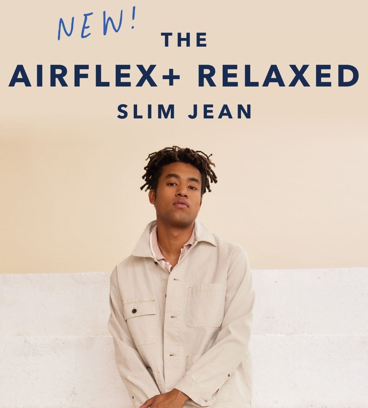 New! The AirFlex+ Relaxed Slim Jean