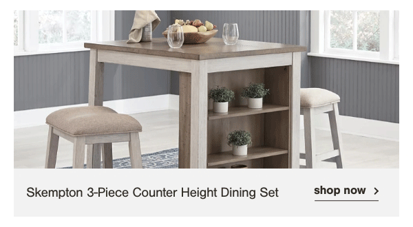 Skempton 3-piece counter height dining set shop now
