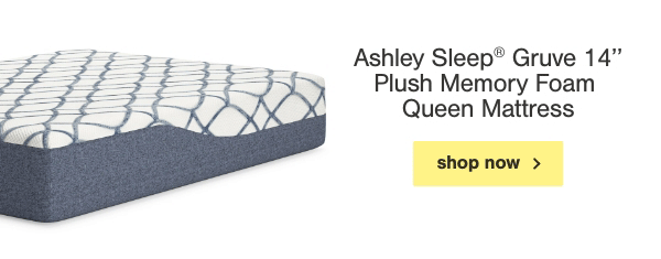 Ashley Sleep Gruve 14'' Plush Memory Foam Queen Mattress shop now