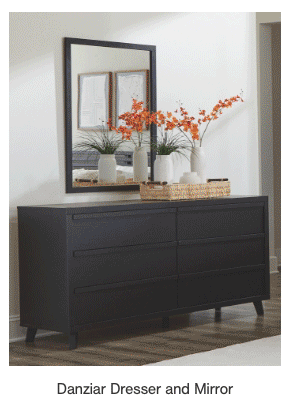 Danziar Dresser and Mirror