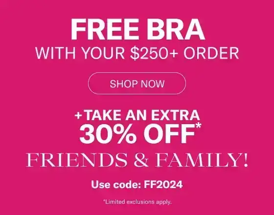 Free Bra With \\$250+ Order