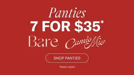Panties 7 For \\$35