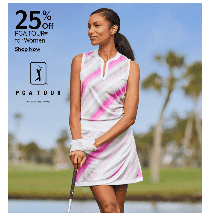 25% Off PGA TOUR for women