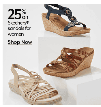 25% Off Skechers sandals for women