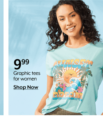 9.99 Graphic tees for women