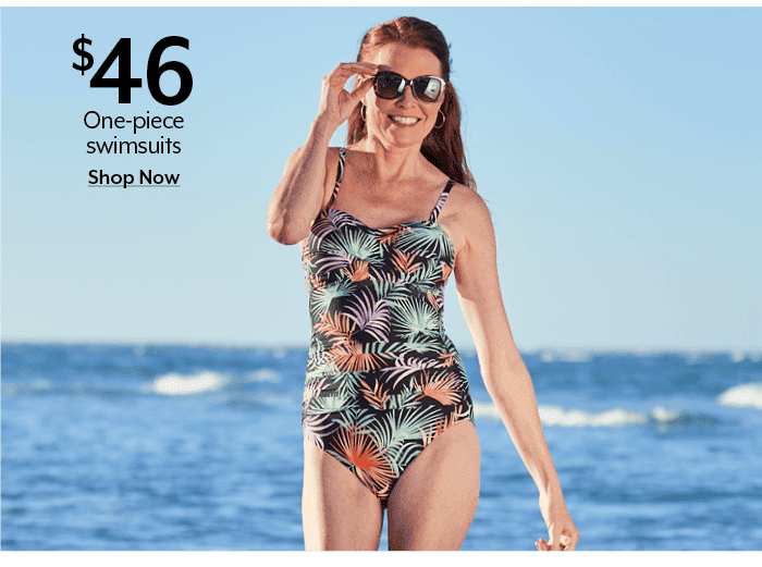 \\$46 One-piece swimsuits