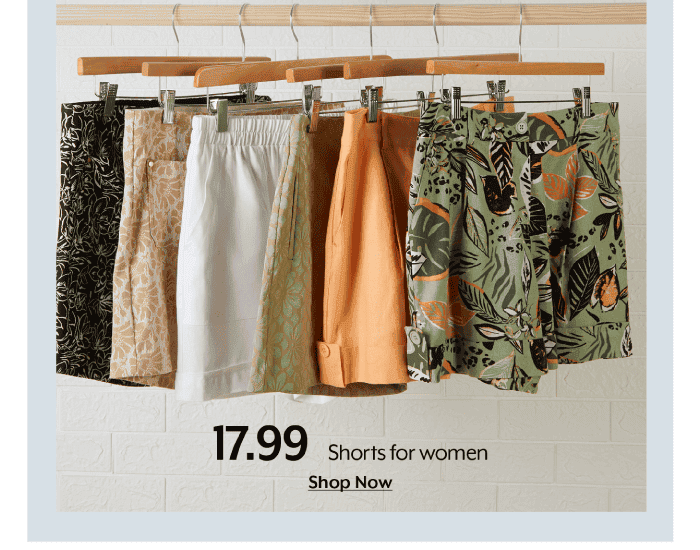 17.99 Shorts for women
