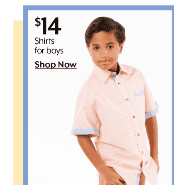 \\$14 Shirts for boys