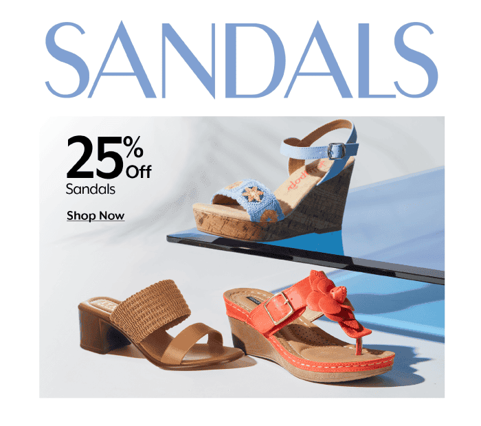 25% Off Sandals