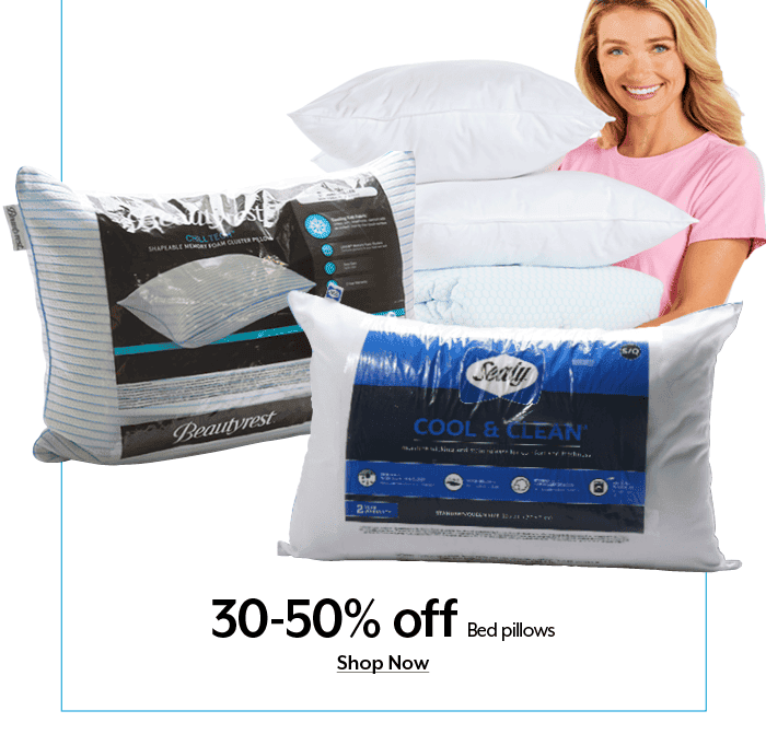 30-50% off Bed Pillows