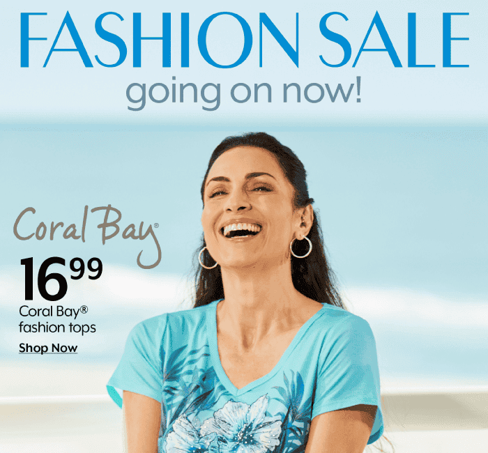 16.99 Coral Bay® fashion tops