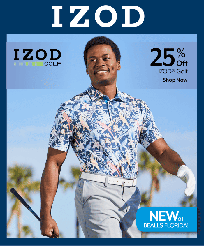 25% Off IZOD Golf
