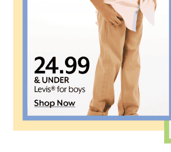 24.99 & under Levis for boys