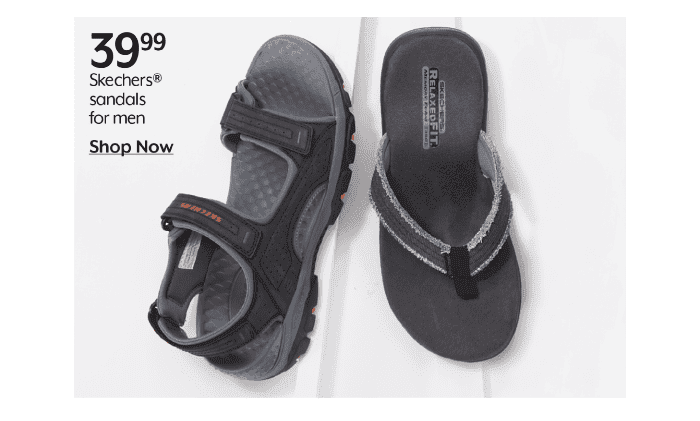 39.99 Skechers sandals for men