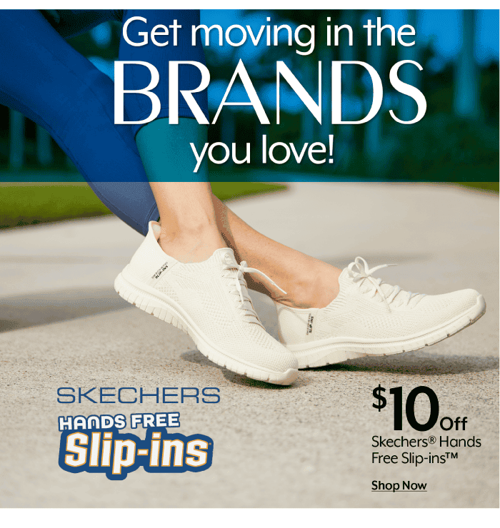 \\$10 Off Skechers Hands Free Slip-Ins