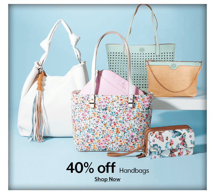 40% off Handbags