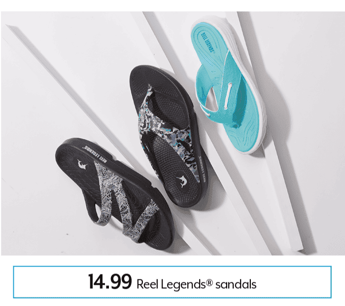 14.99 Reel Legends® sandals