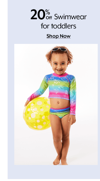 20% Off Swimwear for toddlers