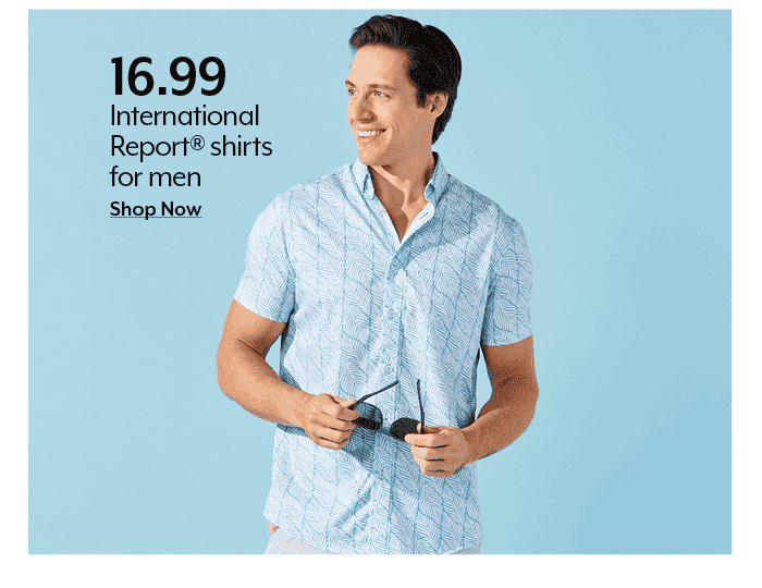 16.99 International Report shirts for men