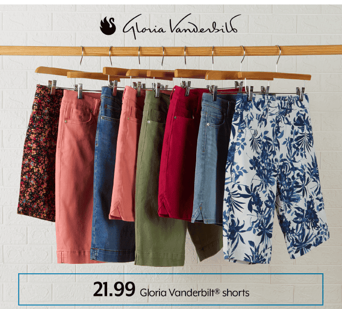 21.99 Gloria Vanderbilt® shorts