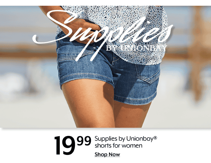 19.99 Supplies by Unionbay shorts for women