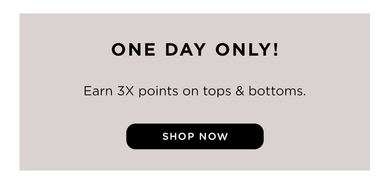 One Day Only! | Shop Now