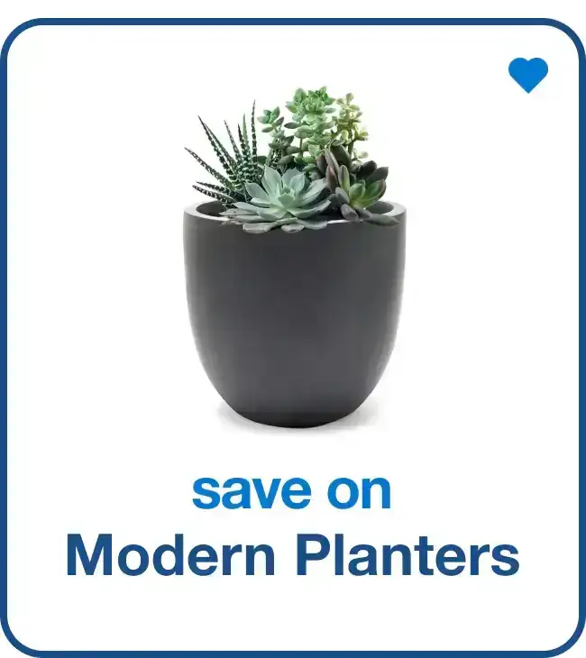 Save on Modern Planters