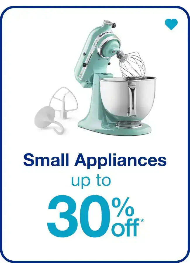 Small Appliances — Shop Now!