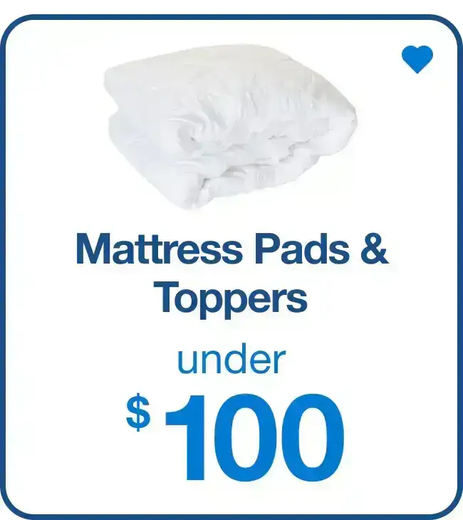 Mattress Pads & Toppers — Shop Now