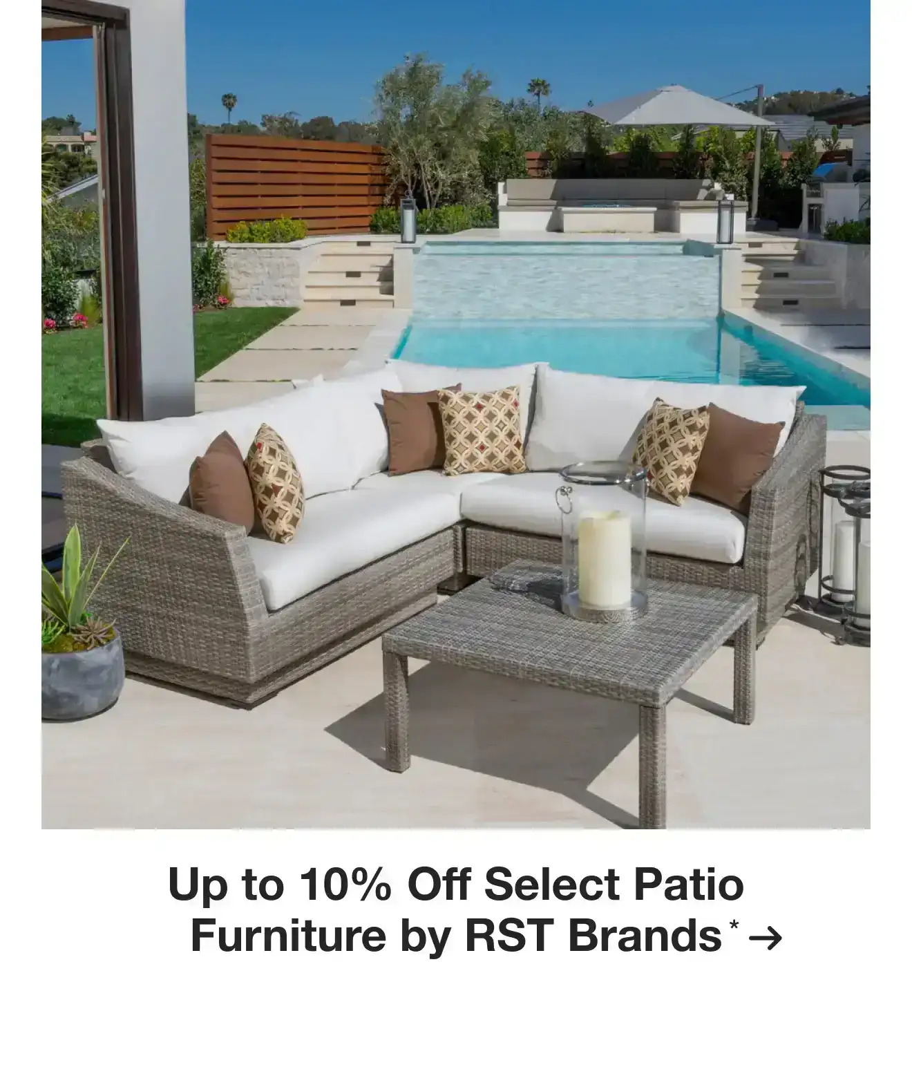 Up to 10% Off Select Patio Furniture by RST Brands*