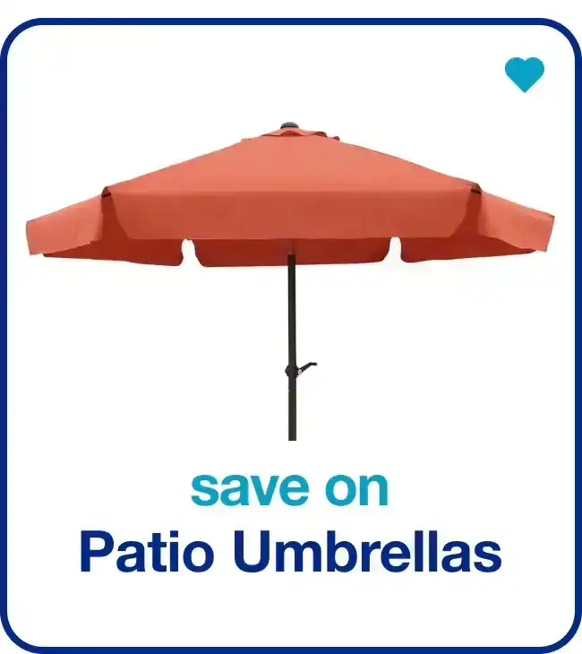 Save on Patio Umbrellas — Shop Now!